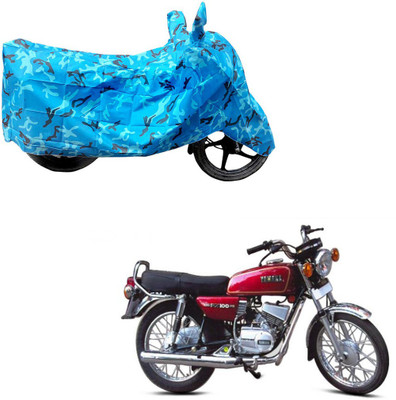 HYBRIDS COLLECTION Two Wheeler Cover for Yamaha(RX 100, Blue)