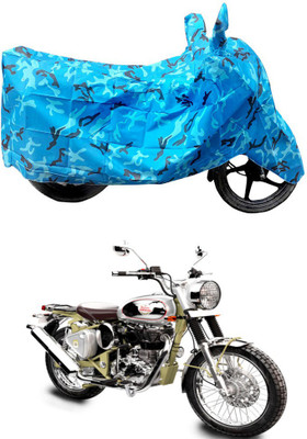 HYBRIDS COLLECTION Two Wheeler Cover for Royal Enfield(Bullet Trials 500, Blue)