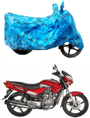 HYBRIDS COLLECTION Two Wheeler Cover for Hero(Ambition, Blue)
