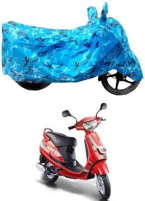 HYBRIDS COLLECTION Two Wheeler Cover for Mahindra(Gusto 125, Blue)