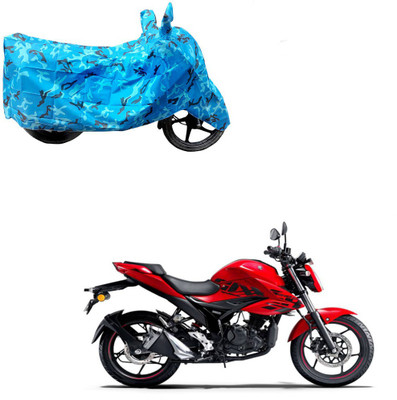 HYBRIDS COLLECTION Two Wheeler Cover for Suzuki(Gixxer, Blue)