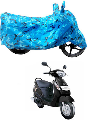 HYBRIDS COLLECTION Two Wheeler Cover for Mahindra(Duro DZ, Blue)