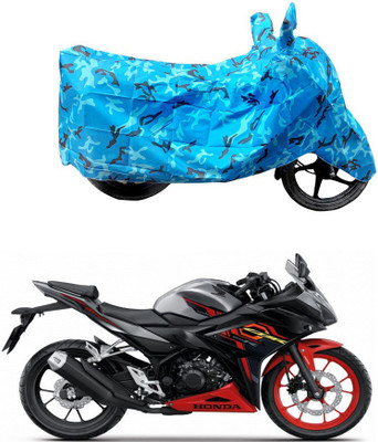 HYBRIDS COLLECTION Two Wheeler Cover for Honda(CBR 150R, Blue)