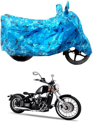 HYBRIDS COLLECTION Two Wheeler Cover for Royal Enfield(Bobber 350, Blue)