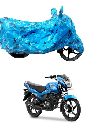 HYBRIDS COLLECTION Two Wheeler Cover for TVS(Victor New, Blue)