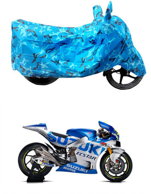 HYBRIDS COLLECTION Two Wheeler Cover for Suzuki(GSX, Blue)