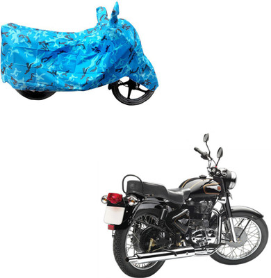 HYBRIDS COLLECTION Two Wheeler Cover for Royal Enfield(Standard 350, Blue)