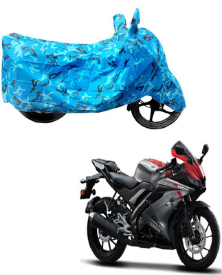 HYBRIDS COLLECTION Two Wheeler Cover for Yamaha(R15 V3, Blue)