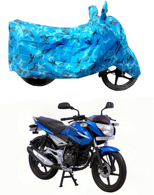 HYBRIDS COLLECTION Two Wheeler Cover for Bajaj(XCD 125cc, Blue)