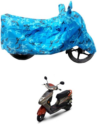 HYBRIDS COLLECTION Two Wheeler Cover for Okinawa(Ridge Plus, Blue)