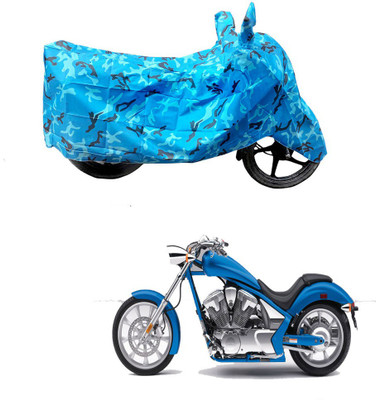 HYBRIDS COLLECTION Two Wheeler Cover for Honda(VT 1300CX, Blue)