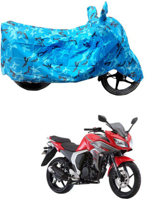 THE REAL ARV Waterproof Two Wheeler Cover for Yamaha(Fazer, Blue)
