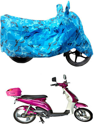 HYBRIDS COLLECTION Two Wheeler Cover for Avon(E Lite, Blue)