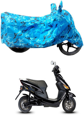 HYBRIDS COLLECTION Two Wheeler Cover for Hero Electric(Electric Cruz, Blue)