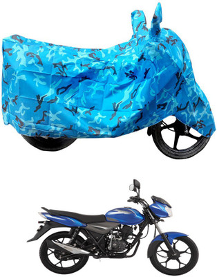 HYBRIDS COLLECTION Two Wheeler Cover for Bajaj(Discover 110, Blue)