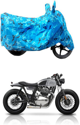 HYBRIDS COLLECTION Two Wheeler Cover for Royal Enfield(Continental GT, Blue)
