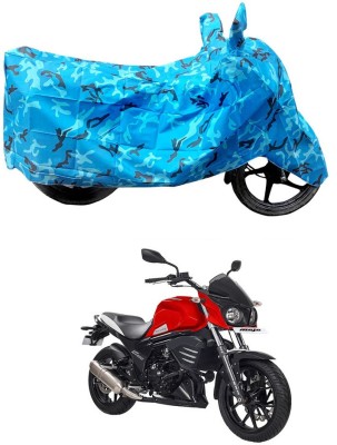 HYBRIDS COLLECTION Two Wheeler Cover for Mahindra(Mojo UT 300, Blue)