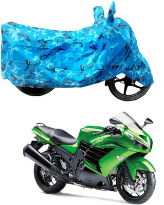 HYBRIDS COLLECTION Two Wheeler Cover for Kawasaki(Ninja ZX-14R, Blue)
