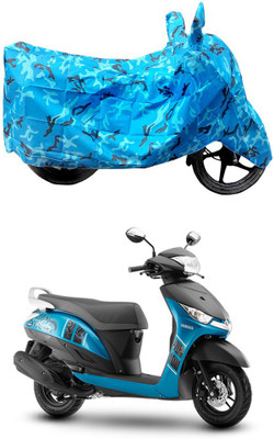 THE REAL ARV Waterproof Two Wheeler Cover for Yamaha(Alpha, Blue)