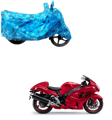HYBRIDS COLLECTION Two Wheeler Cover for Suzuki(Hayabusa, Blue)
