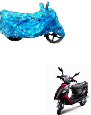 HYBRIDS COLLECTION Two Wheeler Cover for TVS(Scooty Streak, Blue)