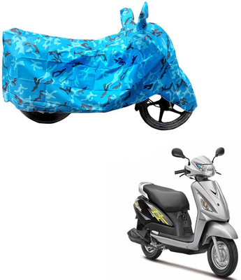 HYBRIDS COLLECTION Two Wheeler Cover for Suzuki(Swish, Blue)