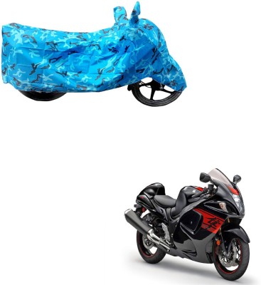 HYBRIDS COLLECTION Two Wheeler Cover for Suzuki(GSX R1300 Hayabusa, Blue)