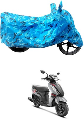 HYBRIDS COLLECTION Two Wheeler Cover for Suzuki(Let's, Blue)