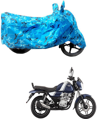 HYBRIDS COLLECTION Two Wheeler Cover for Bajaj(V12, Blue)