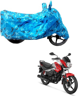 HYBRIDS COLLECTION Two Wheeler Cover for Hero(Passion Pro i3S, Blue)