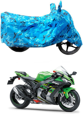 HYBRIDS COLLECTION Two Wheeler Cover for Kawasaki(Ninja ZX 10R, Blue)