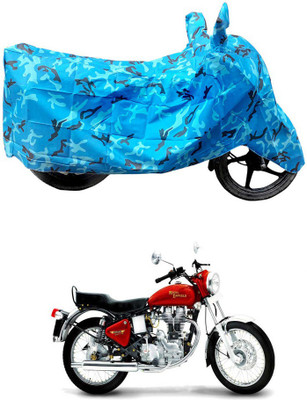 HYBRIDS COLLECTION Two Wheeler Cover for Royal Enfield(Electra 5S, Blue)