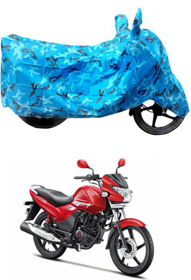 HYBRIDS COLLECTION Two Wheeler Cover for Hero(Achiever, Blue)