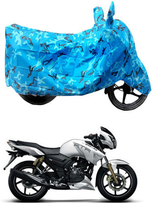 HYBRIDS COLLECTION Two Wheeler Cover for TVS(Apache RTR 180, Blue)