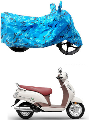 HYBRIDS COLLECTION Two Wheeler Cover for Suzuki(Access SE, Blue)