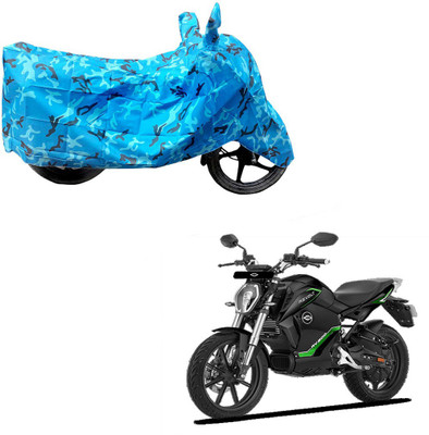 HYBRIDS COLLECTION Two Wheeler Cover for Revolt(RV 300, Blue)