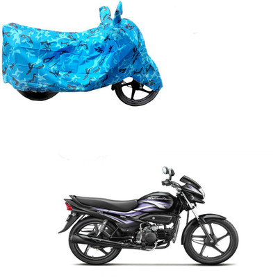 HYBRIDS COLLECTION Two Wheeler Cover for Hero(Super Splendor, Blue)