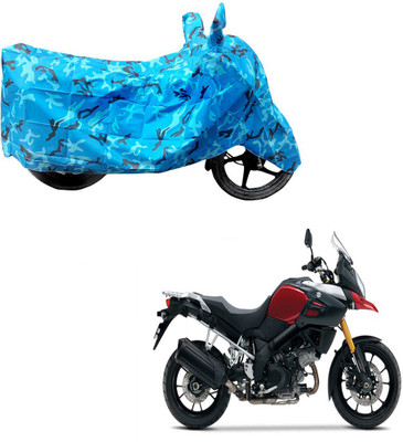 HYBRIDS COLLECTION Two Wheeler Cover for Suzuki(V Strom 1000, Blue)