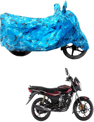 HYBRIDS COLLECTION Two Wheeler Cover for Bajaj(Platina 110 H-Gear, Blue)