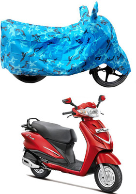 HYBRIDS COLLECTION Two Wheeler Cover for Hero(Duet, Blue)