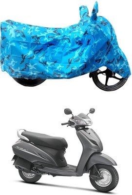 HYBRIDS COLLECTION Two Wheeler Cover for Honda(Activa 3G, Blue)