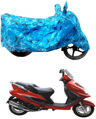 HYBRIDS COLLECTION Two Wheeler Cover for Kinetic(Nova EX, Blue)