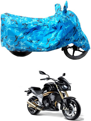 HYBRIDS COLLECTION Two Wheeler Cover for Mahindra(Mojo, Blue)