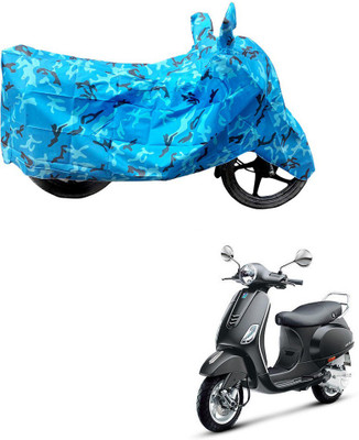 HYBRIDS COLLECTION Two Wheeler Cover for Vespa(Vespa VXL 150, Blue)