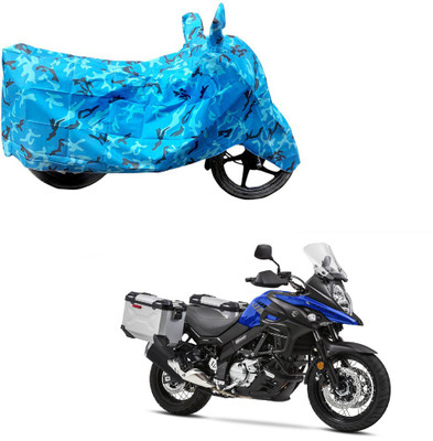 HYBRIDS COLLECTION Two Wheeler Cover for Suzuki(V Strom 650, Blue)