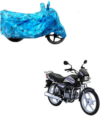 geetaecom Two Wheeler Cover for Hero(Splendor Pro, Blue)