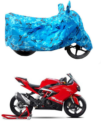 HYBRIDS COLLECTION Two Wheeler Cover for TVS(Apache RR 310, Blue)