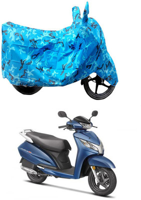 HYBRIDS COLLECTION Two Wheeler Cover for Honda(Activa 125, Blue)