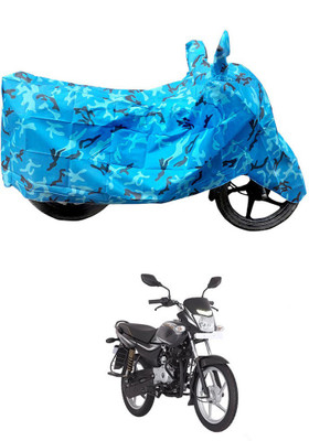 HYBRIDS COLLECTION Two Wheeler Cover for Bajaj(Platina, Blue)