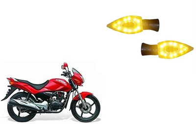 Buras Front, Rear LED Indicator Light for Honda Xtreme(Yellow)